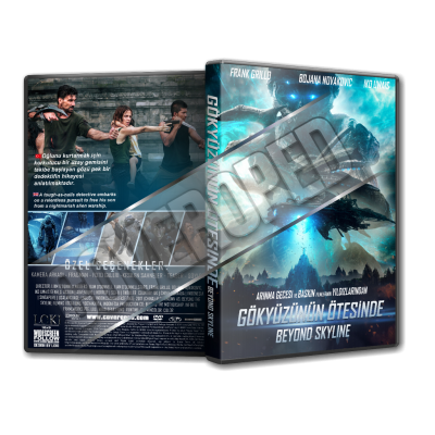 Gökyüzünün Ötesinde - Beyond Skyline V2 2017 Cover Tasarımı (Dvd cover)